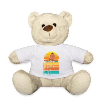 Murmeltier Mama Groundhog Mom Woodchuck - Teddy - Weiß - Vorne