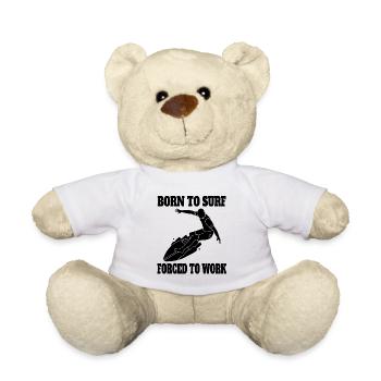 Surfeur Moniteur de surf Planche de surf Surf Surf - Nounours - blanc - Devant