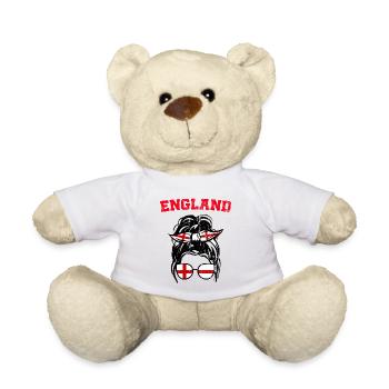 England Football Women's Champions Lionesses 2022 - Teddy - Weiß - Vorne