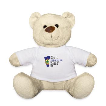 Nichts macht mir Angst Vermonter Ehefrau Vermont - Teddy - Weiß - Vorne
