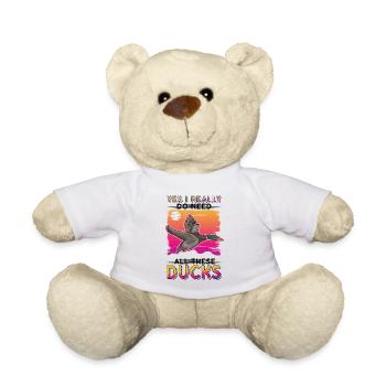 Duck Gift Duck Duck Breeder - Teddy Bear - white - Front