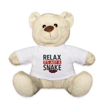 Reptilien Für Fans Von Schlangen - Teddy - Weiß - Vorne