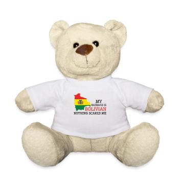 Rien ne me fait peur, mari bolivien - Nounours - blanc - Devant