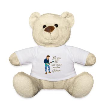 Ich bin 12 - Jungen Gitarrist - Teddy - Weiß - Vorne