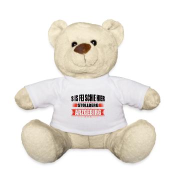 Erzgebirge Heimat Stollberg - Teddy - Weiß - Vorne