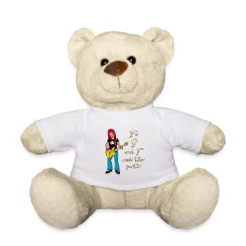 I’m 3 - Guitariste - Nounours - blanc - Devant