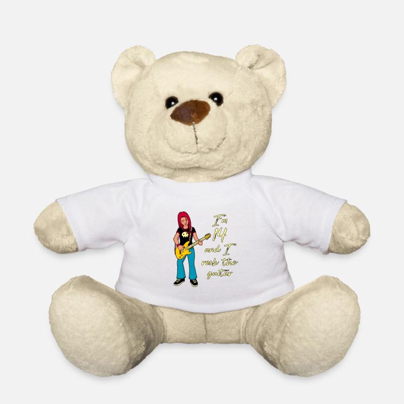 I’m 14 - Guitariste - Nounours - blanc