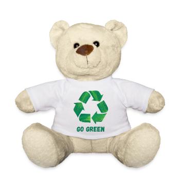 Vert avant - Nounours - blanc - Devant