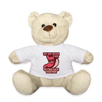 Illustration de manche bastrique pour la récupération gastrique - Nounours - blanc - Devant