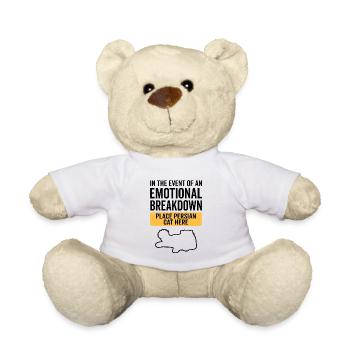 Emotional - Persian Cat - Teddy Bear - white - Front