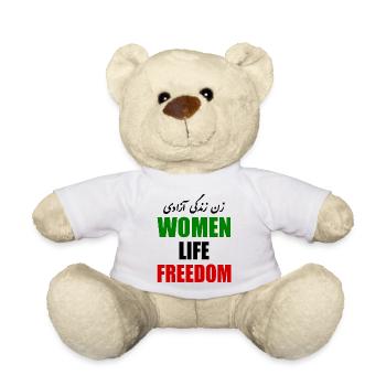 Women life freedom - Teddy Bear - white - Front