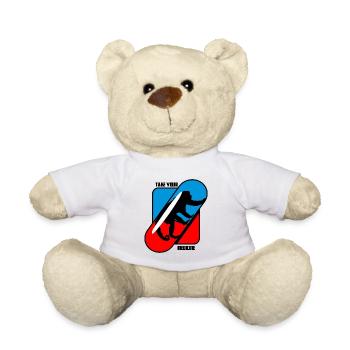 Take Your Medicine - Monkeys - Teddy Bear - white - Front