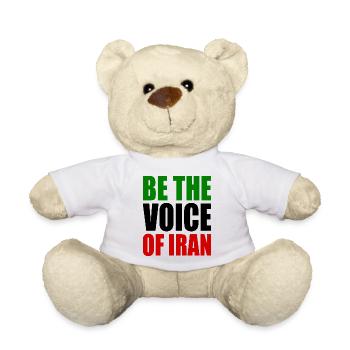 Be the voice of iran - Nounours - blanc - Devant