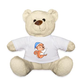 Squirrel - Teddy Bear - white - Front