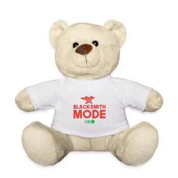 Blacksmith Mode On Metalsmith Gift Idea - Teddy - Weiß - Vorne