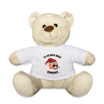 Halloween Urlaub Gruseliger Schneemann - Teddy - Weiß - Vorne