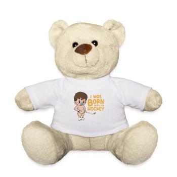 Hockey sur glace Sport Entraîneur Joueur Gardien de but - Nounours - blanc - Devant