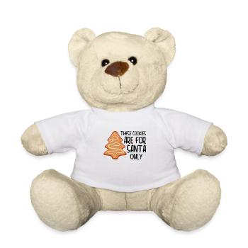 Christmas Cookies Holiday Baking Foodie Dessert - Teddy Bear - white - Front