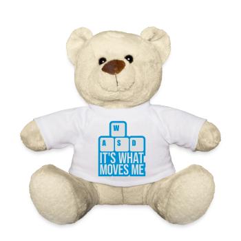 c’est ce qui m’émeut - Nounours - blanc - Devant
