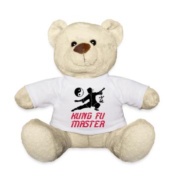 kung fu master / cadeau humour karaté - Nounours - blanc - Devant