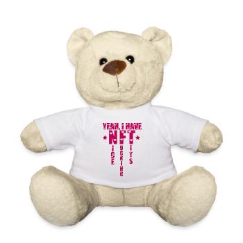 Ja, ich habe NFT Nice Tits - Teddy - Weiß - Vorne