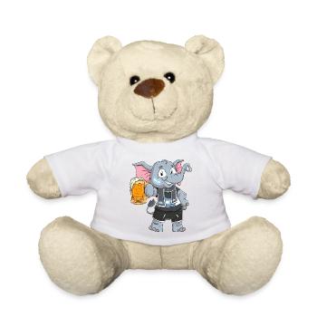 Argentinischer Fan Elefant - Teddy - Weiß - Vorne