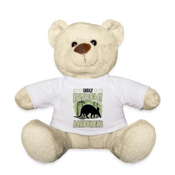 Easily distracted by Aardvarks Aardvark - Teddy Bear - white - Front