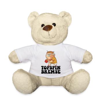 Topspin Brake Grandpa Table Tennis Player Table Tennis - Teddy Bear - white - Front