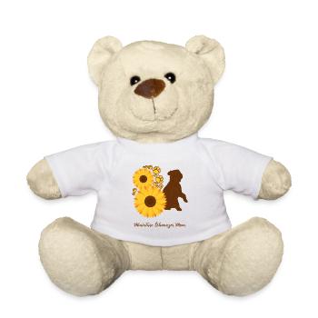 Mère tournesol - schnauzer miniature - Nounours - blanc - Devant