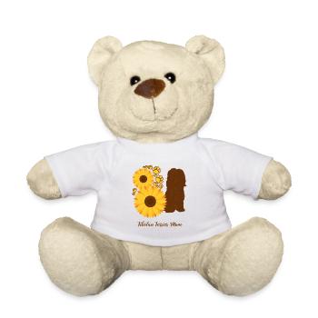 Sonnenblumenmutter - Tibetan Terrier - Teddy - Weiß - Vorne