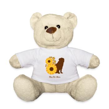 Sonnenblumenmutter - Shar-Pei - Teddy - Weiß - Vorne