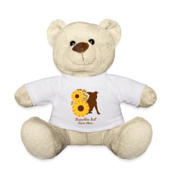 Sonnenblumenmutter - Staffordshire Terrier - Teddy - Weiß - Vorne