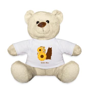 Sonnenblumenmutter - Westie - Teddy - Weiß - Vorne