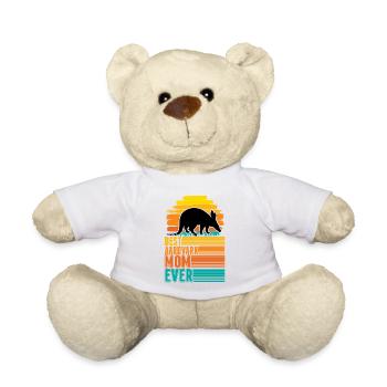 Meilleure maman Aardvark de tous les temps Erdferkel Mama - Nounours - blanc - Devant