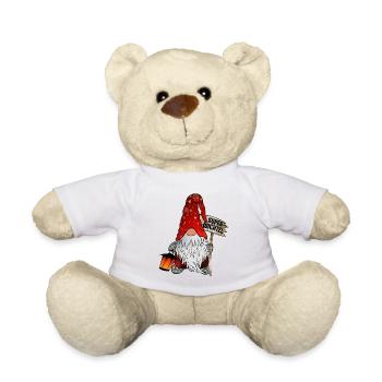 Christmas Gnome Super Wichtel - Teddy - Weiß - Vorne