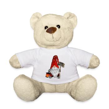 Papa Wichtel Christmas Gnom - Teddy - Weiß - Vorne