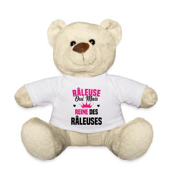 Reine des râleuses - Nounours - blanc - Devant