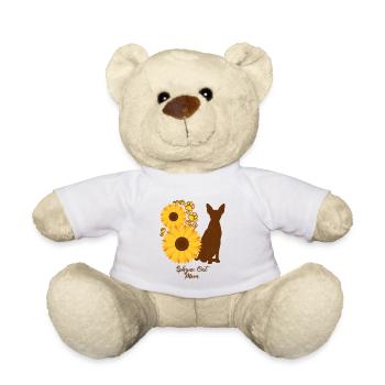 Sonnenblumenmutter - Sphynx-Katze - Teddy - Weiß - Vorne