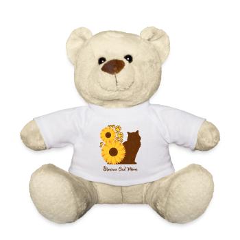 Sonnenblumenmutter - Birma-Katze - Teddy - Weiß - Vorne