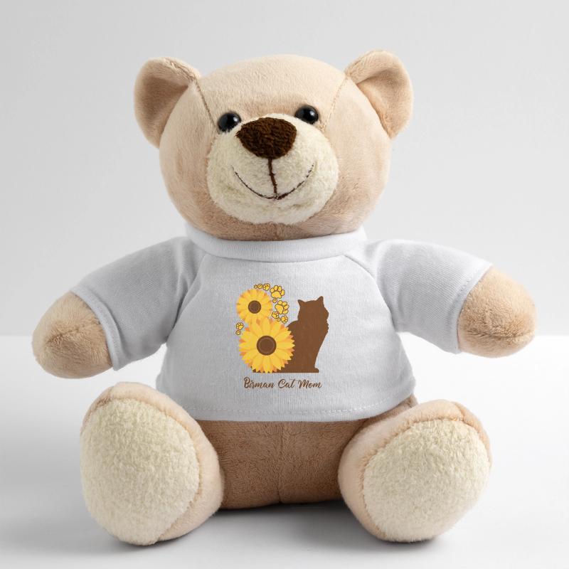 Sonnenblumenmutter - Birma-Katze Teddy