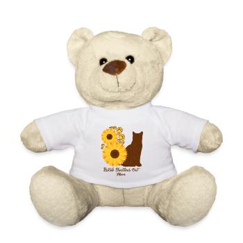 Sunflower Mom - Britisch Kurzhaarkatze - Teddy - Weiß - Vorne