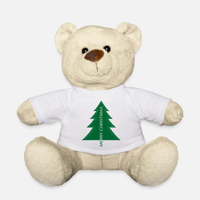 Christmas tree, Christmas - Teddy Bear - white