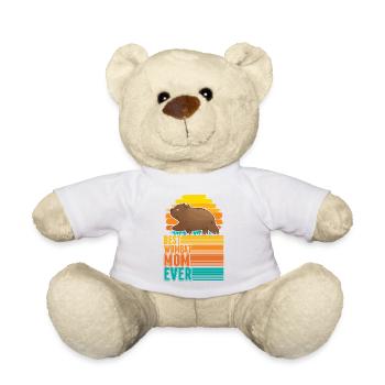 Best Wombat Mom Ever Wombat Mama - Teddy Bear - white - Front