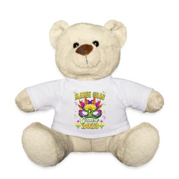 Mardi Gras Carnival - Mardi Gras Cruise 2023 - Teddy Bear - white - Front
