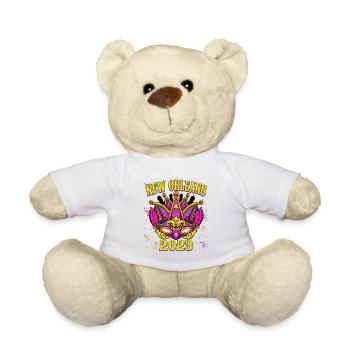 Festival du Mardi Gras de la Nouvelle-Orléans 2023 - Nounours - blanc - Devant