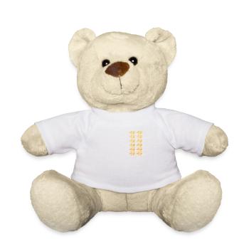 60 years 60 years tally 60 birthday - Teddy Bear - white - Front