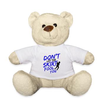 Tennisplatz Spruch Für Tennis - Teddy - Weiß - Vorne