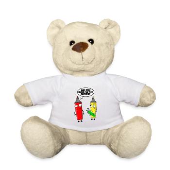 Père de la théorie des couleurs pour un graphiste - Nounours - blanc - Devant