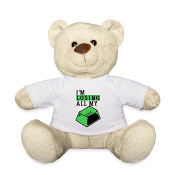 Cyber Security Computer Key Software Engineer - Teddy Bear - white - Front