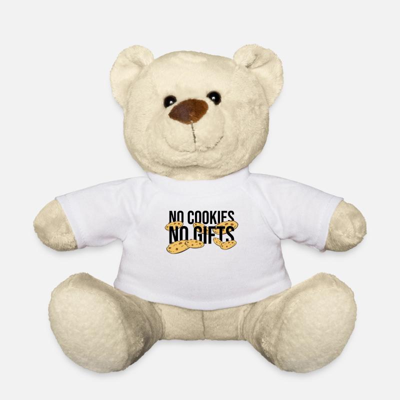 Pas de cookies Pas de cadeaux - Nounours - blanc